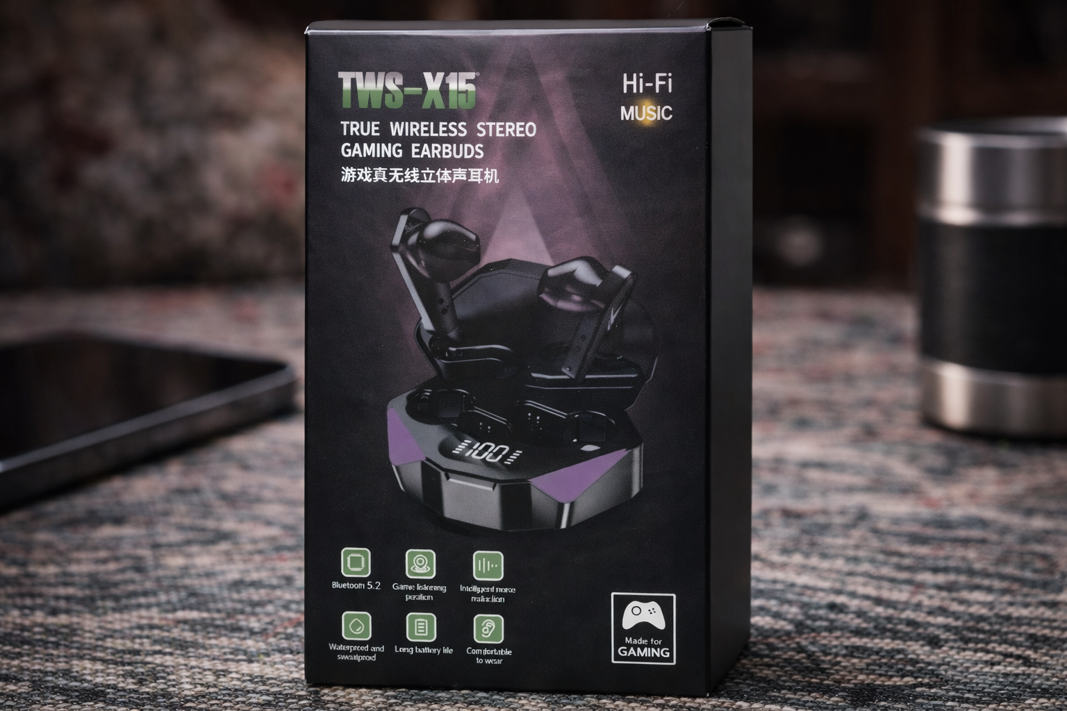 TWS X15 Premium Wireless Earbuds for Gaming & Music