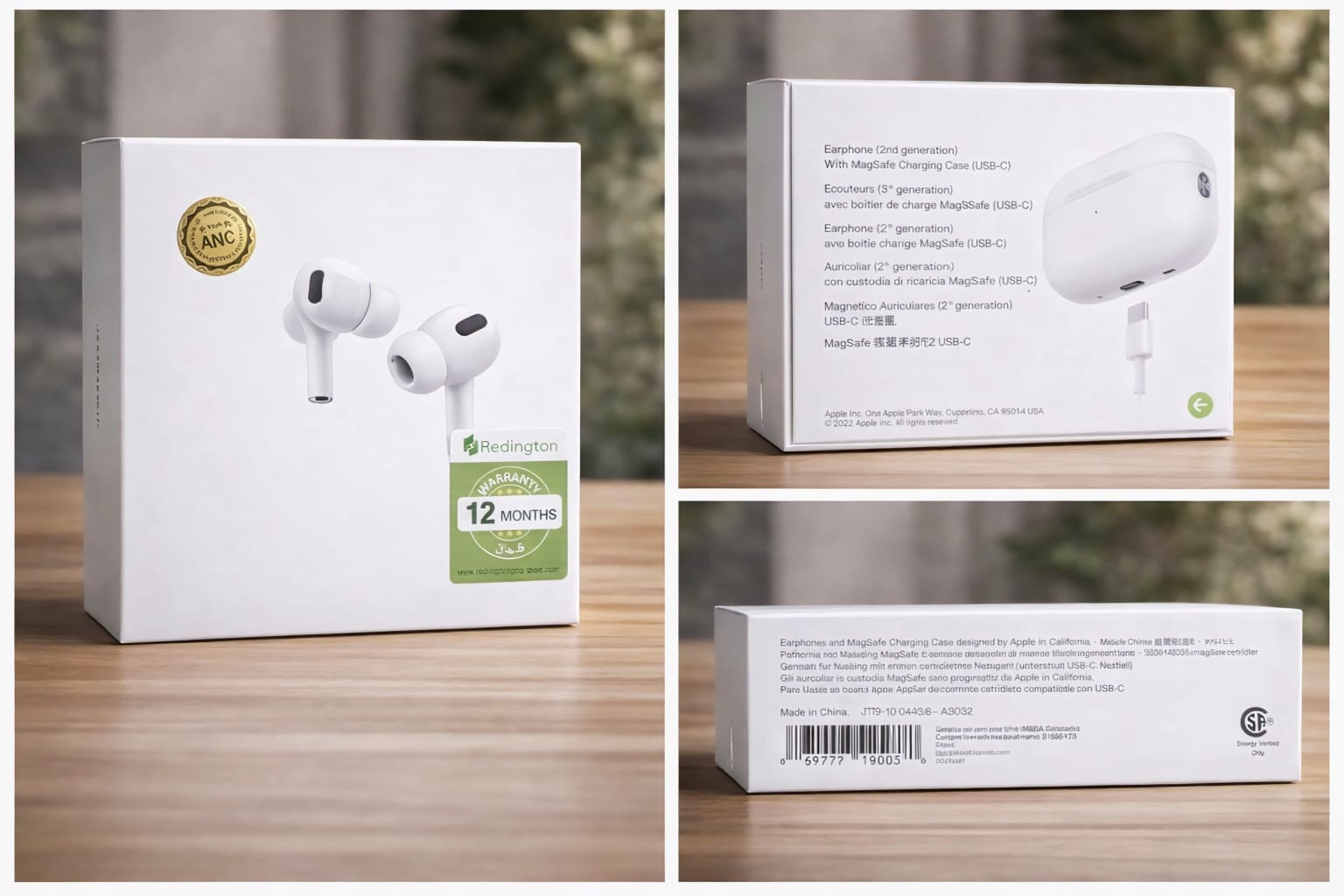 Smart Wireless Earbuds with Charging Cable